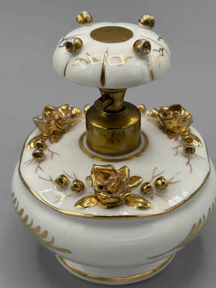 Vintage DeBilbliss porcelain perfume bottle