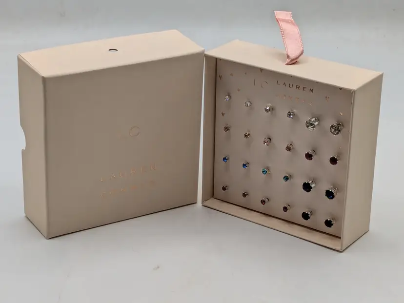 Lauren Conrad Multi-Color Stud Earring Set NIB