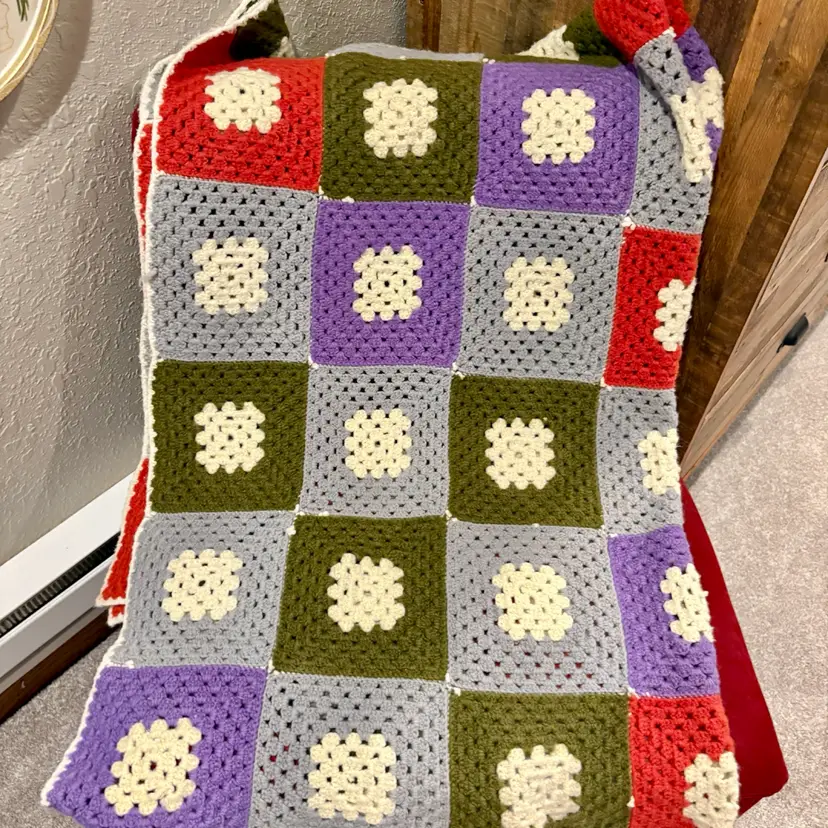 Granny Square Afghan