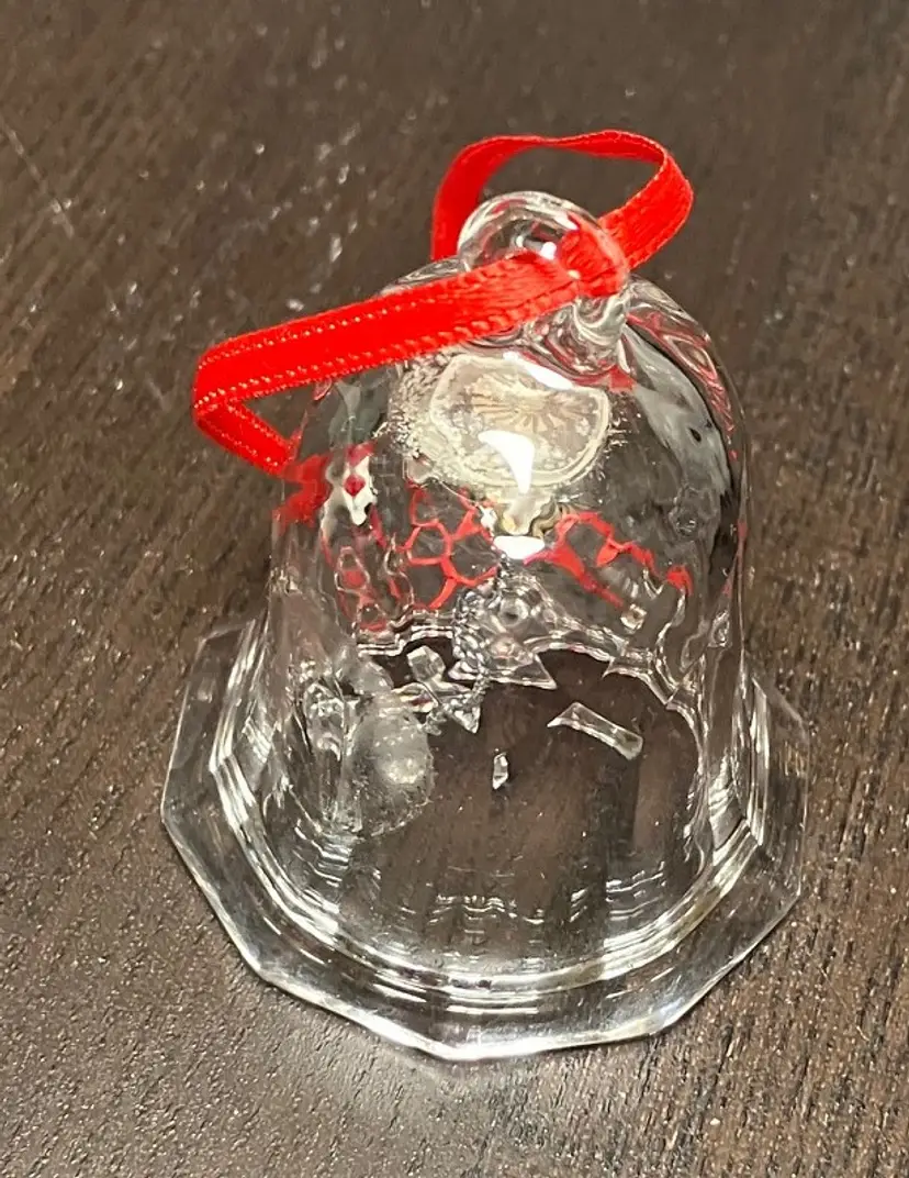 VTG Goebel Crystal Bell Ornament