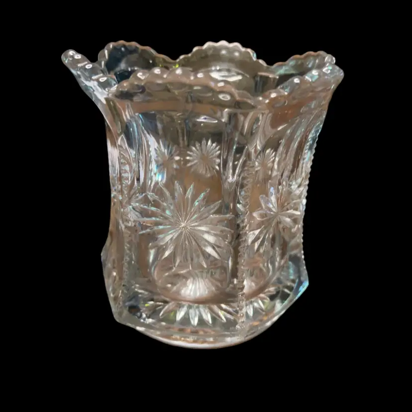 10. Early American Pattern Glass (EAPG) spooner