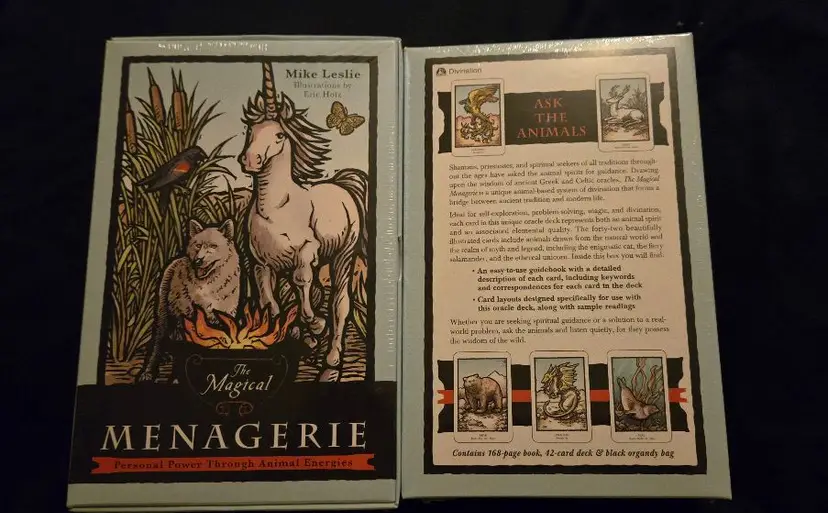 The Magical Menagerie Divination Animal Energies ~ 2004 ~ RARE Out of Print