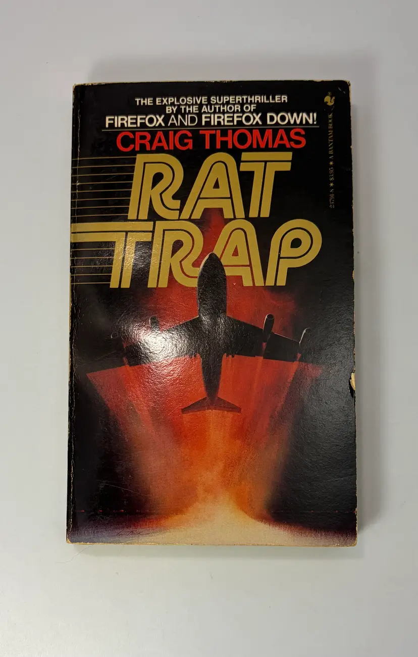 Vintage 'Rat Trap' Craig Thomas Paperback 1984 Bantam Books