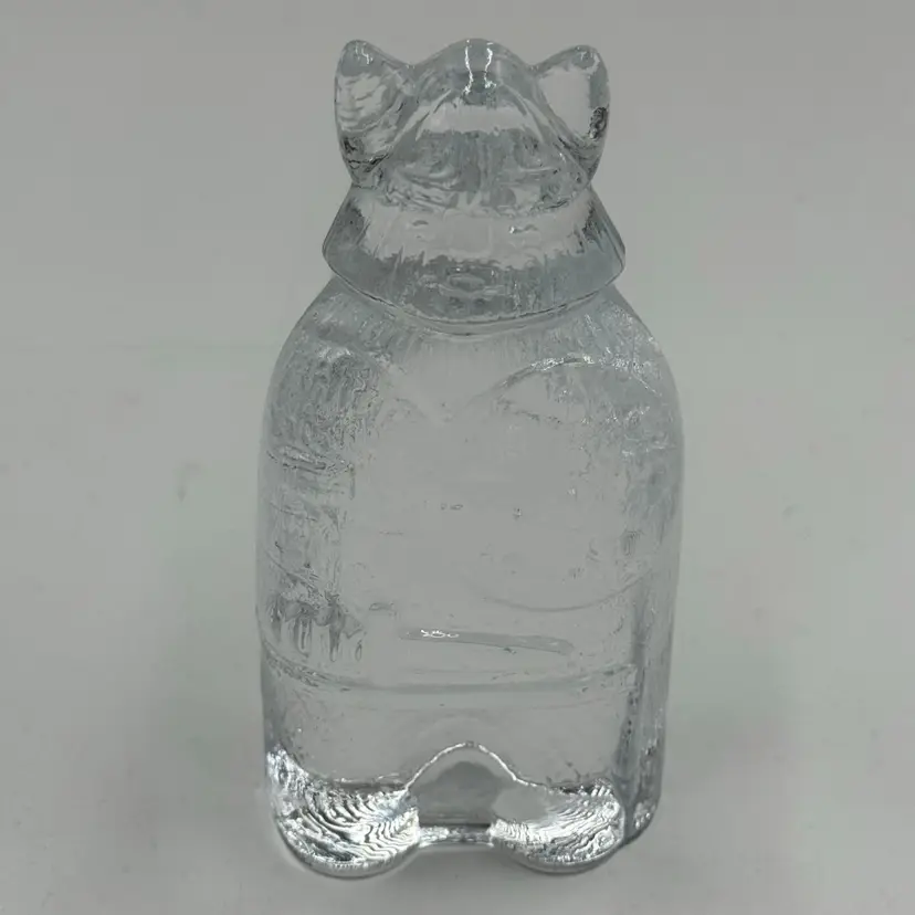 Christer Sjogren Vintage Viking Art Glass Lindshammar Glasbruk Sweden Figurine