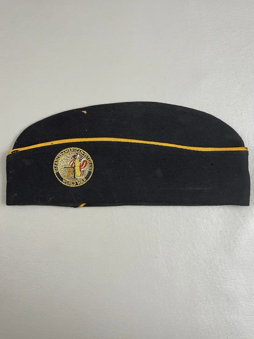 Vintage Disabled American Veterans DAV Garrison Cap Size 7 5/8 George Evans Co.