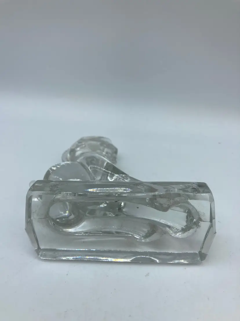 Heisey Animals and Figurines, Clear Glass Balking Colt