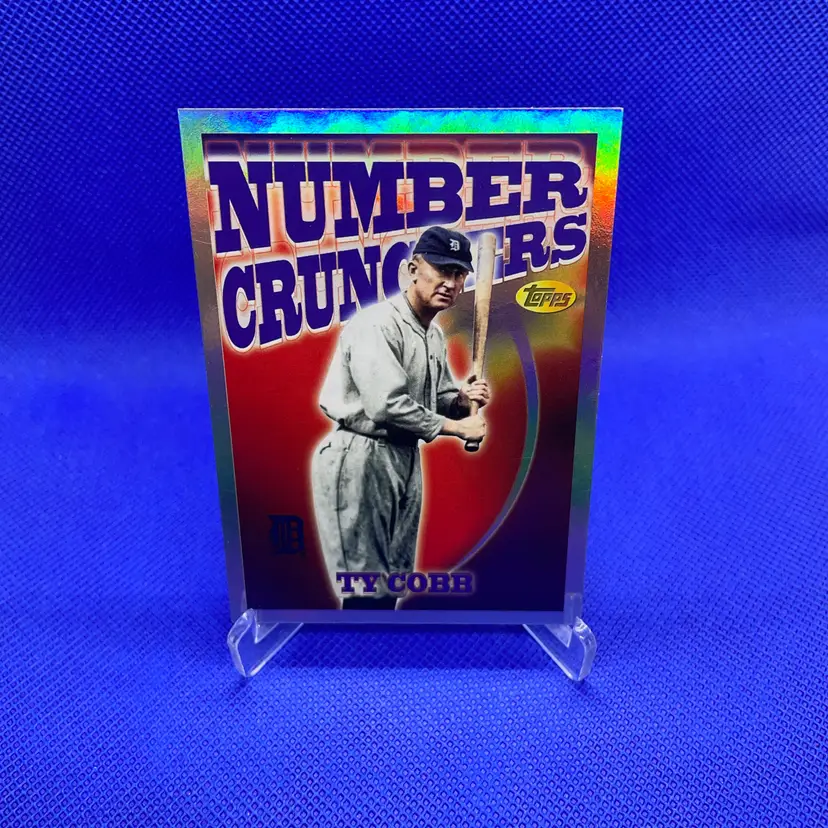 2023 Topps Archives Ty Cobb Number Crunchers