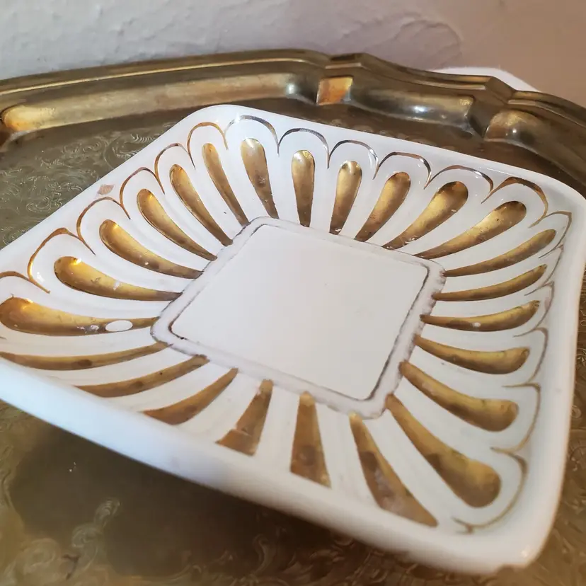 50’s Ugo Zaccagnini Italian Pottery Trinket Dish—As Is