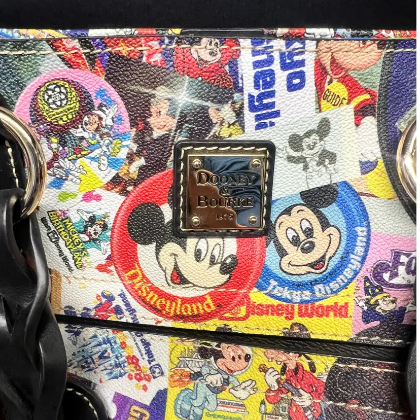 $1 Offer Dooney & Burke Mickey & Minnie Disney Bag