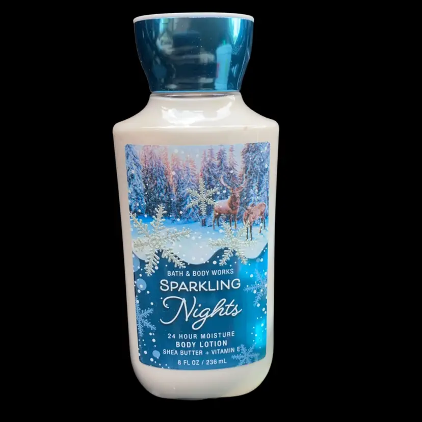 #05-Bath And Body Works 10 Oz New Old Stock Body Lotion- Sparkling Nights