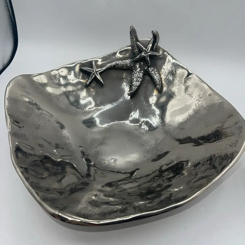 Mariposa Serving Bowl With Starfish 13” X 4.5” Vintage Hard To Find Style