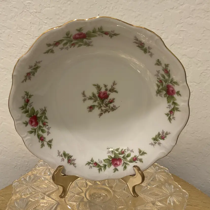 🎉Haviland “Moss Rose” Soup Plate