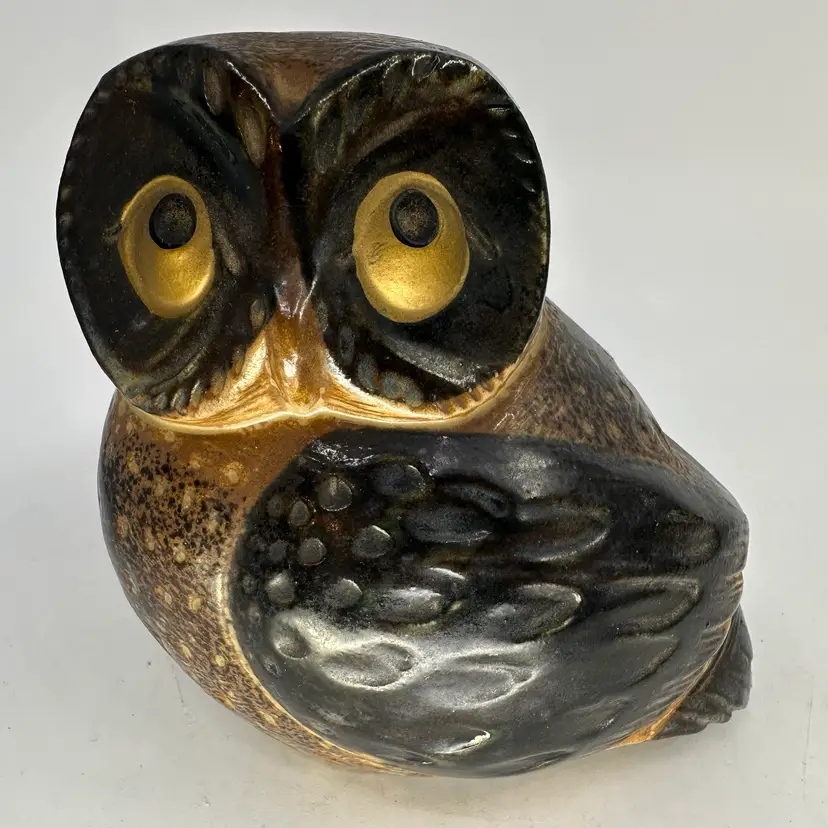 Vtg Japan Otagiri Pottery Owl 4”