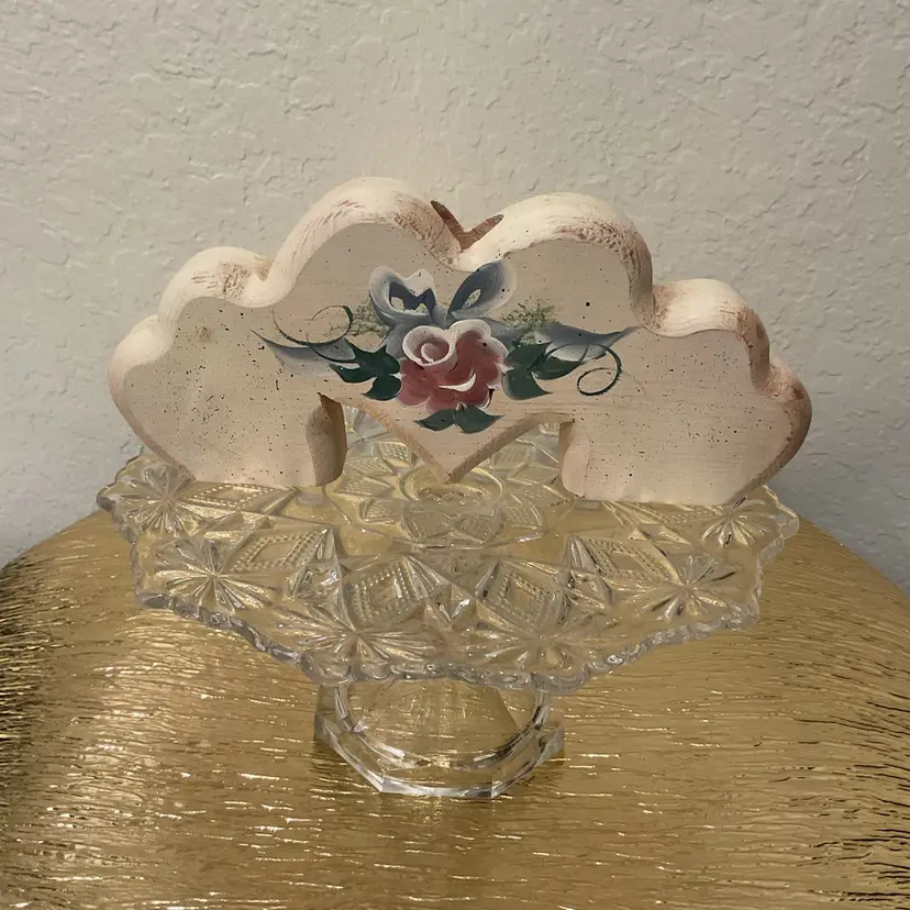 🍁Country Heart Wood Cutout Candle Holder
