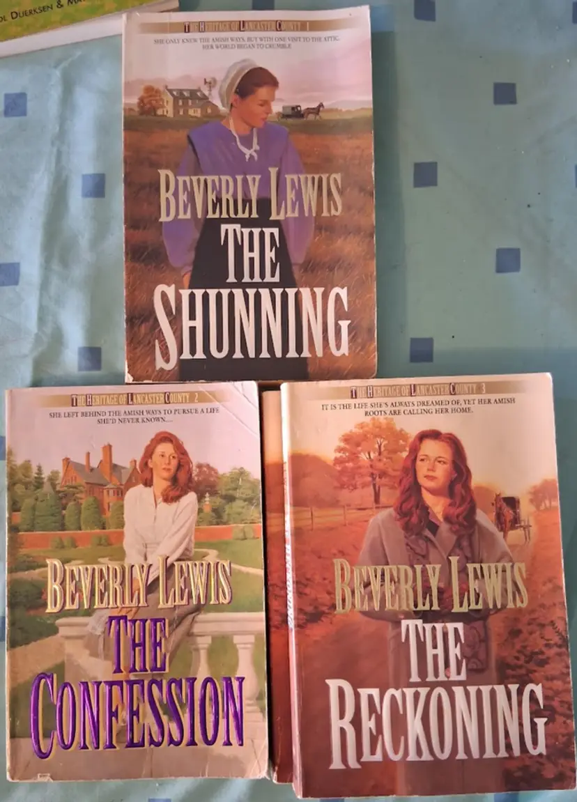Christian Amish Fiction Books by Beverly Lewis-Lot of 3