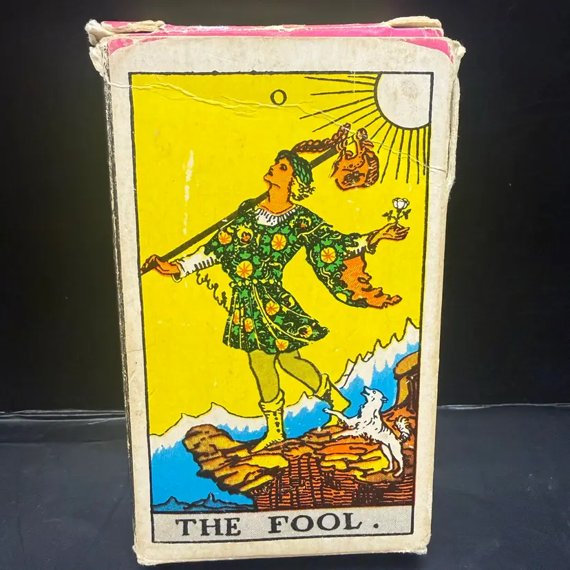 Rare THE FOOL Tarot Deck Arthur Edwards Waite & Pamala Coleman 50’s or 60's