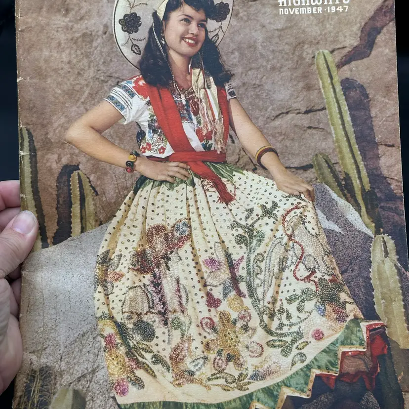 Vintage 1947 Arizona Highways Magazine November 1947 Pre-owned