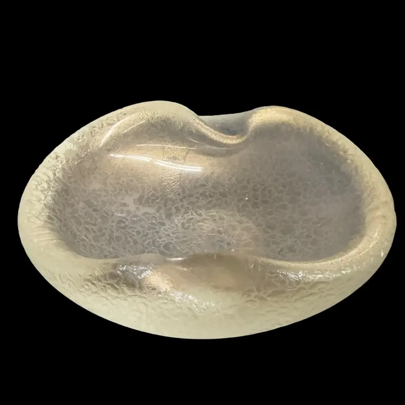 Vintage Italian Bullicante Art Glass Bowl