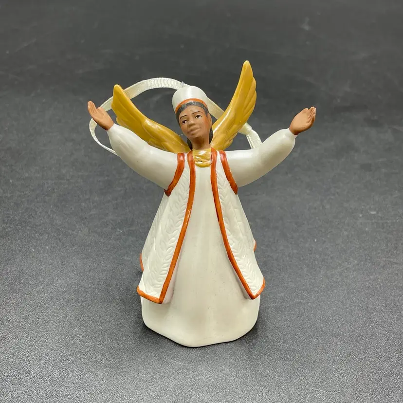 Hallmark Graceful Angel Bell Christmas Ornament VTG 2001 Religious Holiday Decor