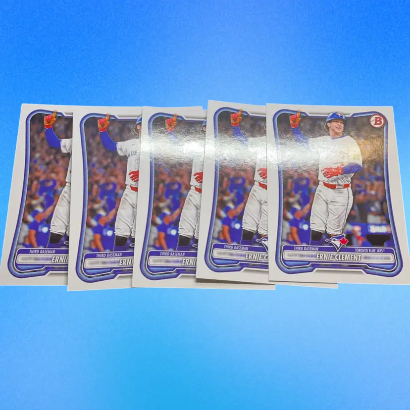 2026 Bowman Ernie Clement Lot Of 5