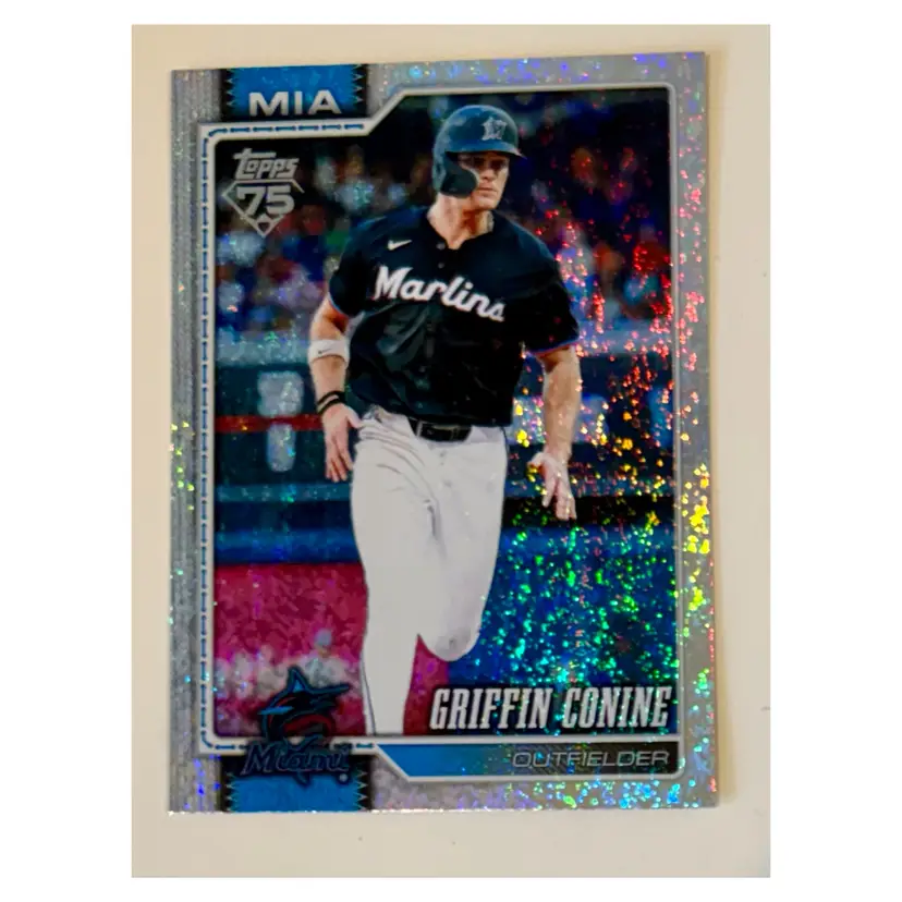 Griffin Conine Topps Holofoil Miami Marlins
