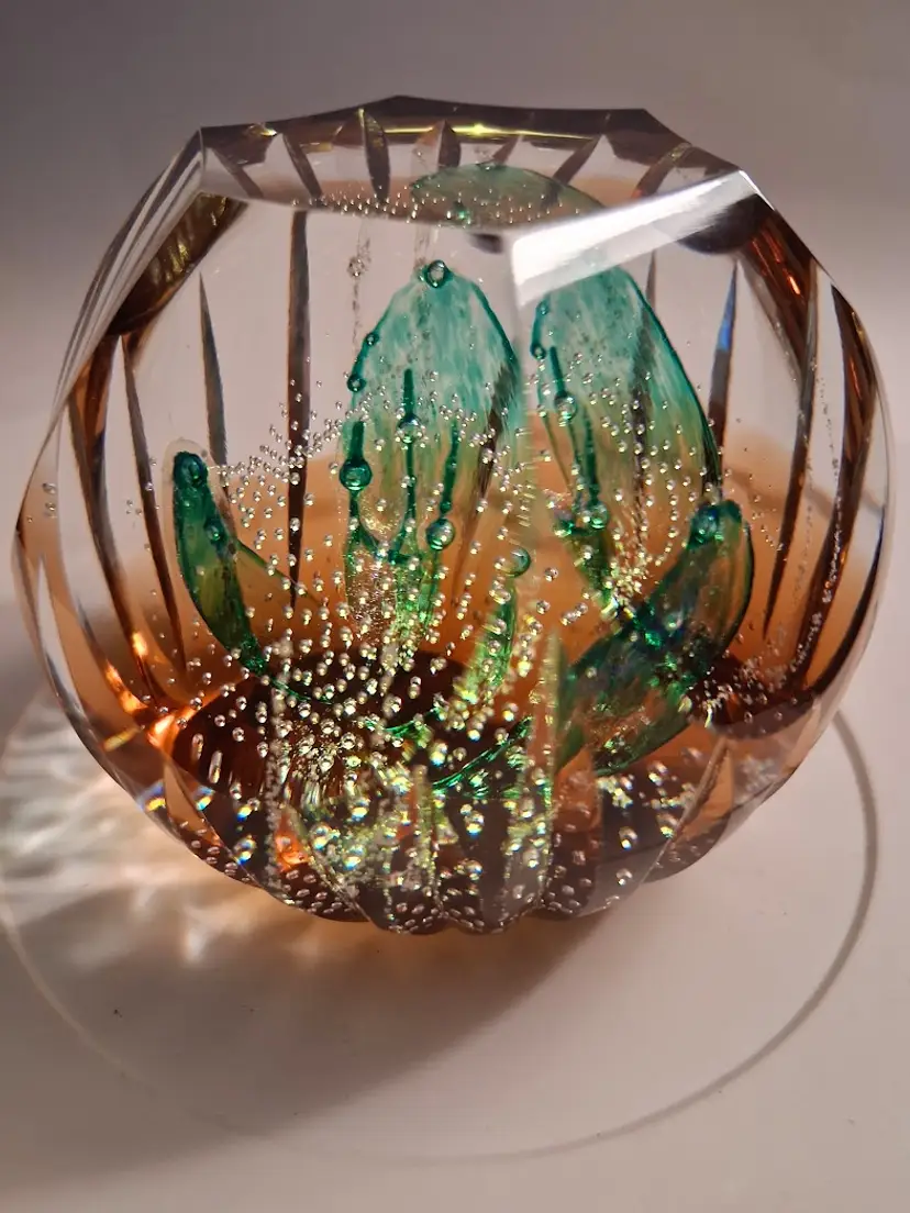 EXTREMELY Rare Caithness Glass, Scotland, Cavatina Paperweight By Colin Terris (BIN)