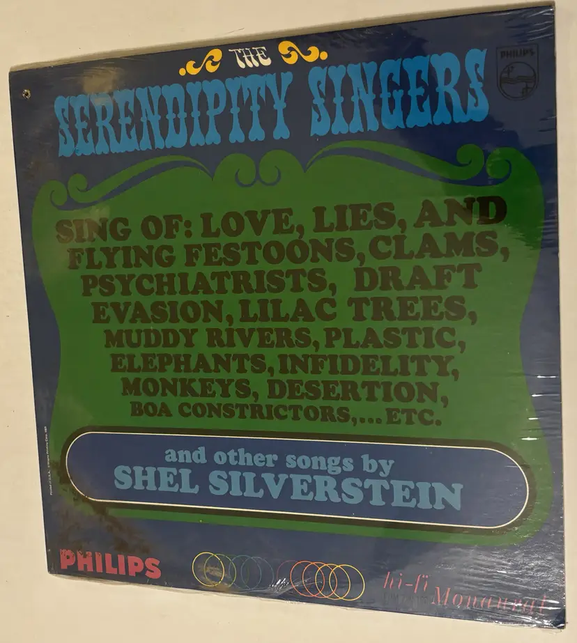 Serendipity Singers Shel Silverstein 1965 Mono PHM 200-190 Vinyl LP New