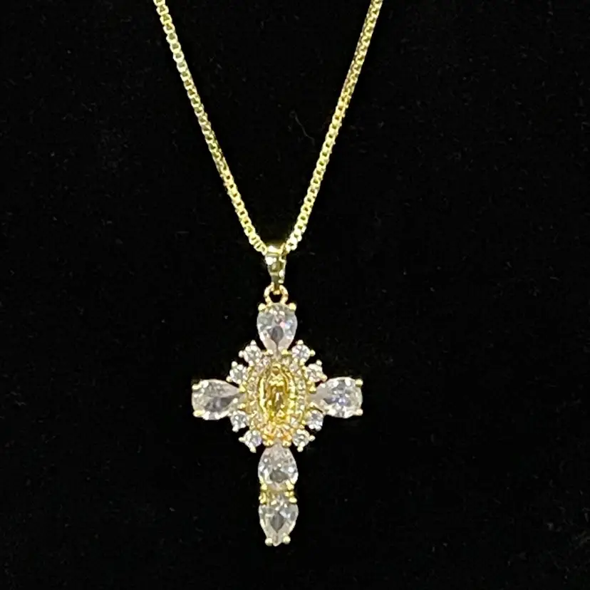 Louise Carter Valerie Virgin Mary Cross Pendant