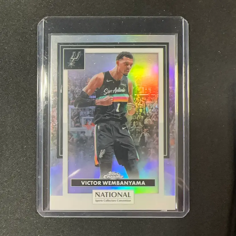Victor Wembanyama 2026 Topps NSCC Exclusive Refractor San Antonio Spurs
