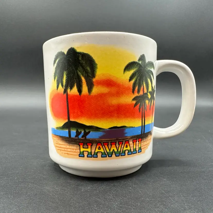 🍬Sanyei Hawaii Ceramic Vintage Coffee Mug