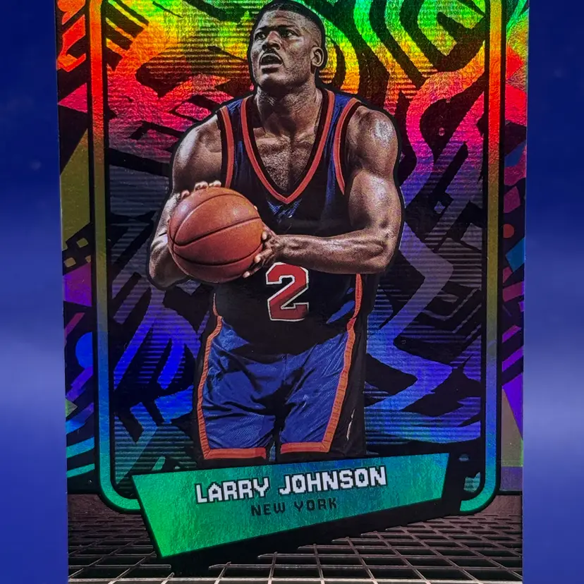 2026 Panini The 90’s Larry Johnson Holo Refractor #98 A05