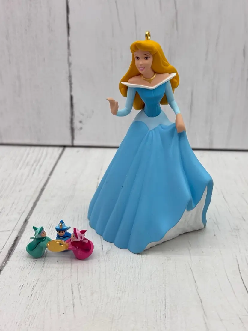 Princess Aurora Walt Disney's Sleeping Beauty Godmothers Hallmark Ornament Set