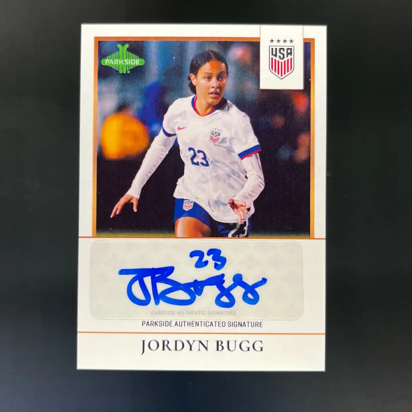 Jordyn Bugg 2026 Parkside USWNT Autograph USWNT Soccer Card