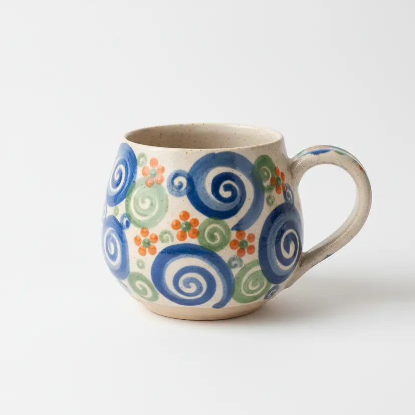 Hand-Painted Ceramic Mug - Buy Now